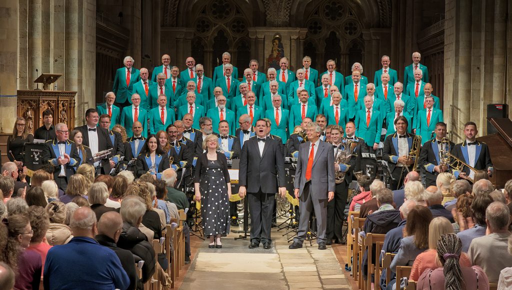 Concert with Romsey Male Voice Choir in Romsey Abbey