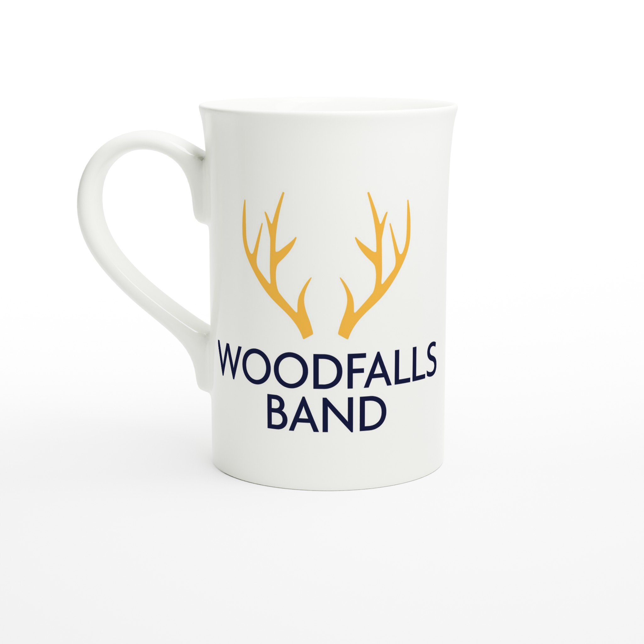 Woodfalls Logo White Porcelain Mug (10oz)